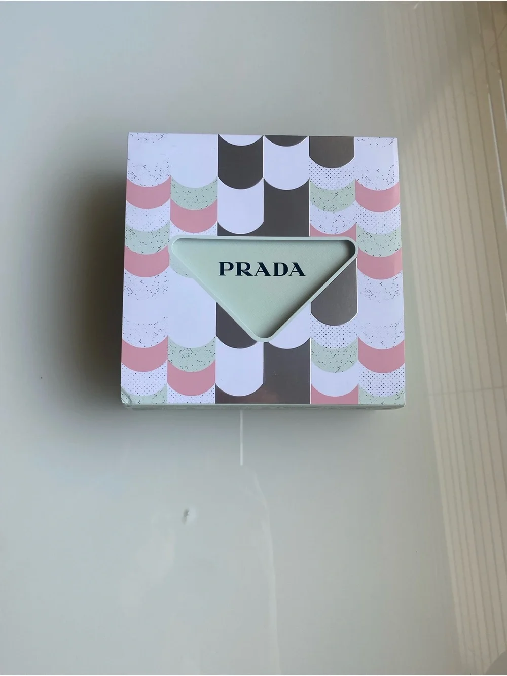 Prada Women’s Perfume /Accessory Box - Light Green  Logo